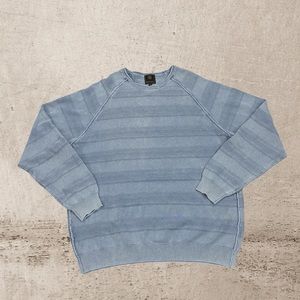F/X Fusion blue knit sweater NWT